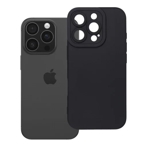 Matt 2.0 čierne TPU puzdro pre iPhone 16 PRO - 1