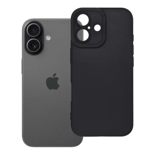 Matt 2.0 TPU puzdro pre iPhone 17, čierne - 1