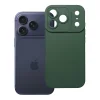 Matt 2.0 telefontok iPhone 17 Pro / 18 Pro készülékhez, alacsony kameraperemmel, sötétzöld thumbnail