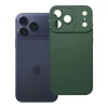 Matt 2.0 sötétzöld TPU tok iPhone 17 Pro Max / 18 Pro Max készülékhez, alacsony kameraéllel thumbnail