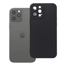 Matt 2.0 čierne TPU puzdro pre iPhone 12 PRO MAX