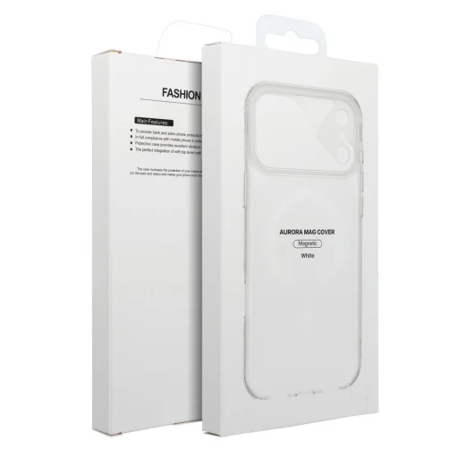 Aurora puzdro kompatibilné s MagSafe pre iPhone 13, biele - 6