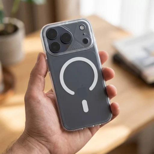 Aurora puzdro kompatibilné s MagSafe pre iPhone 13, biele - 2