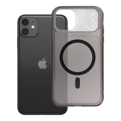 Aurora puzdro kompatibilné s MagSafe pre iPhone 11, čierne - 7