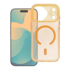 Case for iPhone 17 Pro Max Aurora compatible with MagSafe orange