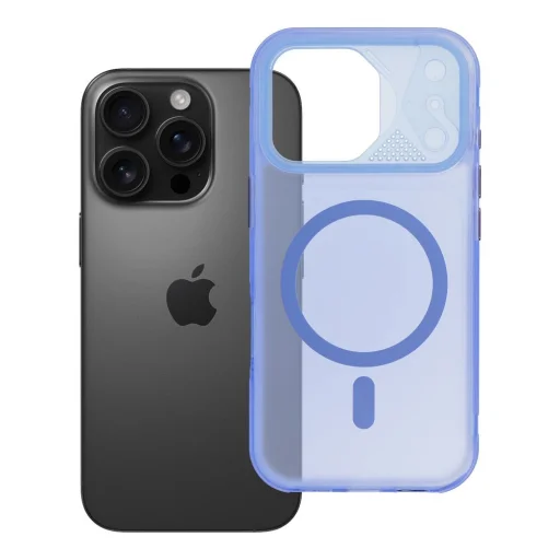 Puzdro Aurora pre iPhone 16 Pro, kompatibilné s MagSafe, modré - 7
