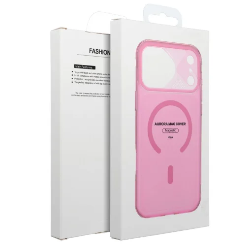 Aurora puzdro kompatibilné s MagSafe pre iPhone 13, ružové - 6