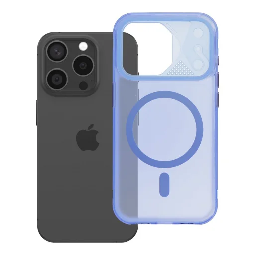 Aurora puzdro kompatibilné s MagSafe pre iPhone 15 PRO, modré - 7