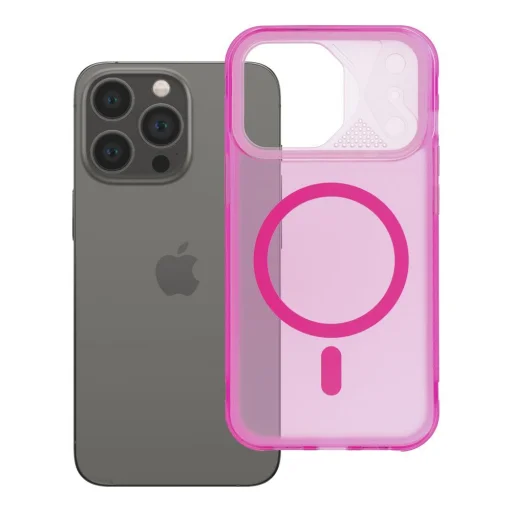 Puzdro Aurora pre iPhone 13 Pro, kompatibilné s MagSafe, ružové - 7