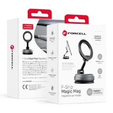 FORCELL F-Grip Magic Mag magnetický držiak na telefón do auta, čierny