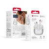 Forcell F-Audio Pulse Pro ANC + ENC vezeték nélküli TWS fülhallgató, ezüst thumbnail