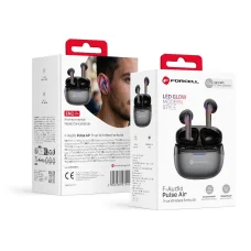 Forcell F-Audio Pulse Air vezeték nélküli TWS fülhallgató fekete