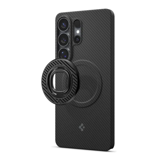 Spigen O-Mag OM106 mágneses telefontartó állvány fekete - 3