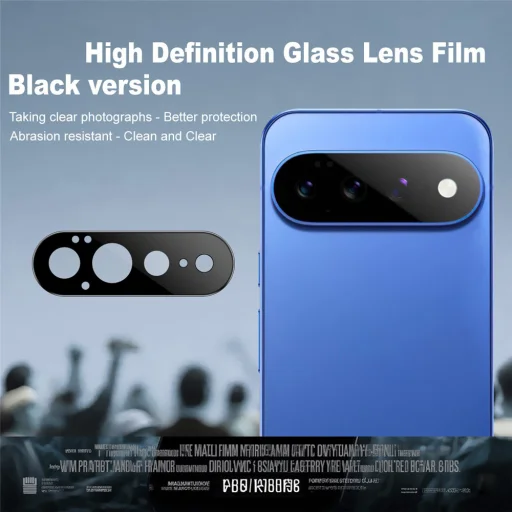 Techsuit Full Camera Glass kameralencse-védő üveg Google Pixel 11 Pro XL készülékhez, fekete üvegfólia - 5