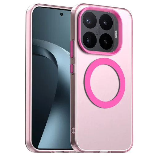 Techsuit CandyCase MagSafe tok Xiaomi 17T Pro készülékhez, rózsaszín - 1