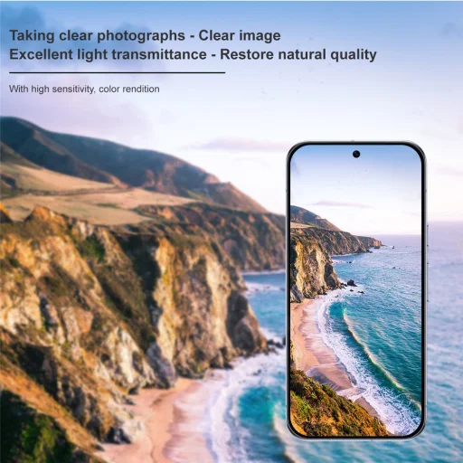 Techsuit Full Camera Glass kameravédő üveg Google Pixel 11 Pro készülékhez, fekete üvegfólia - 4