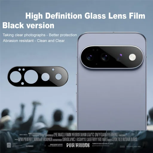 Techsuit Full Camera Glass kameravédő üveg Google Pixel 11 Pro készülékhez, fekete üvegfólia - 5
