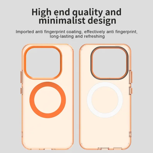 Techsuit CandyCase MagSafe tok Xiaomi 17T készülékhez, narancssárga - 6