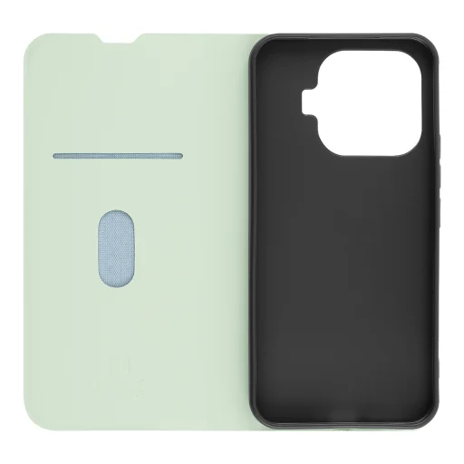 OBAL:ME SmoothTouch otváracie puzdro pre Xiaomi 17T Pro, mätovozelená - 2