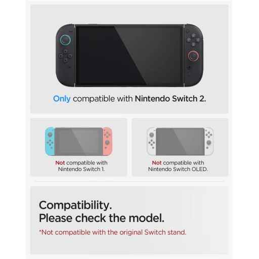 Spigen Ultra Hybrid ochranný kryt pre Nintendo Switch 2, matná čierna - 3