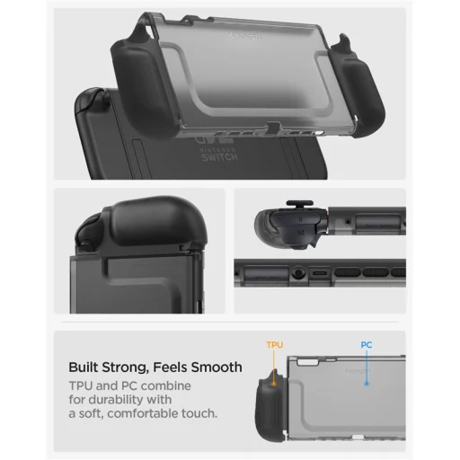 Spigen Ultra Hybrid ochranný kryt pre Nintendo Switch 2, matná čierna - 5