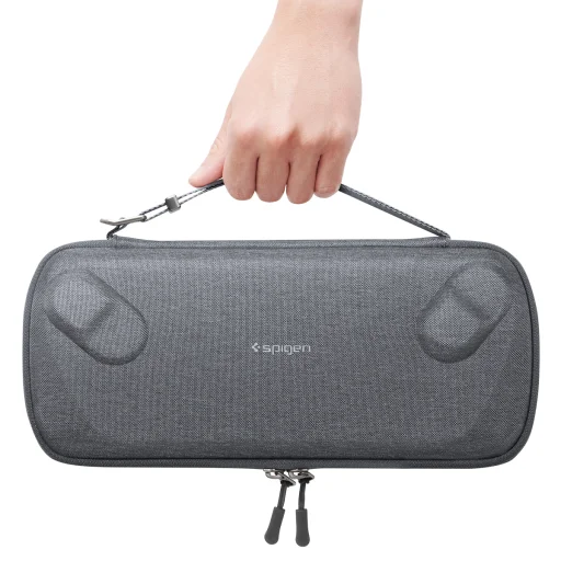 Spigen Klasden Pouch védőtok ASUS ROG Xbox Ally / Ally X készülékhez, antracitszürke - 6