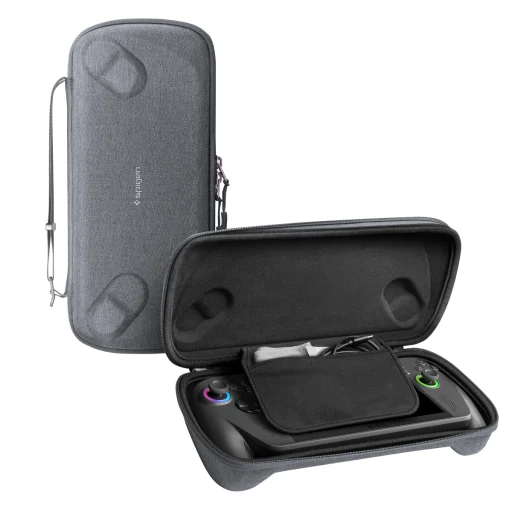 Spigen Klasden Pouch védőtok ASUS ROG Xbox Ally / Ally X készülékhez, antracitszürke - 1