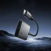 Hoco UPA34A USB-C–USB-C / USB-C audioadapter, szürke thumbnail