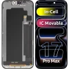 ZY LCD modul displeja pre Apple iPhone 17 Pro Max, čierny, In-cell IC verzia thumbnail
