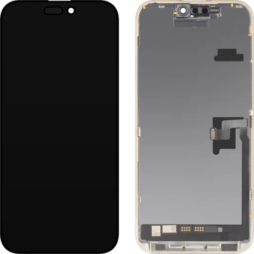 LCD displej modul MP pre Apple iPhone 16 Pro Max, Soft OLED FHD IC Movable Version, Aftermarket, čierny - 2