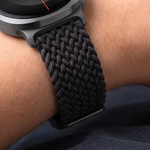 Tech-Protect NylonMag čierny pletený nylonový remienok Samsung Galaxy Watch 8 / 9 / Classic (40 / 44 / 46 mm) - 7
