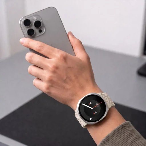 Tech-Protect NylonMag fonott nejlon óraszíj Samsung Galaxy Watch 8 / 9 / Classic (40 / 44 / 46 mm) órákhoz, csillagfény - 6
