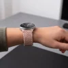 Tech-Protect NylonMag pletený nylonový remienok na Samsung Galaxy Watch 8 / 9 / Classic (40 / 44 / 46 mm) púdrová ružová thumbnail
