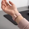 Tech-Protect NylonMag fonott nejlon óraszíj Samsung Galaxy Watch 8 / 9 / Classic (40 / 44 / 46 mm) poros rózsaszín thumbnail