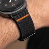  Samsung Galaxy Watch 8 / 9 / Classic (40 / 44 / 46 mm) fekete Tech-Protect Nylon Clasp nejlon óraszíj thumbnail