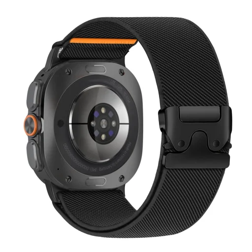 Tech-Protect Nylon Clasp čierny nylonový remienok pre Samsung Galaxy Watch Ultra 1 / 2, 47 mm - 2