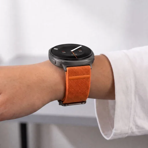 Tech-Protect Nylon Clasp nylon óraszíj Samsung Galaxy Watch Ultra 1 / 2 2024–2026 (47 mm) narancssárga - 5
