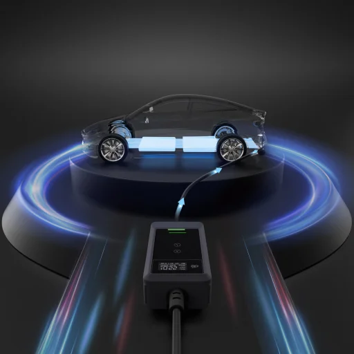 dé 22 kW prenosná nabíjačka s 10 m káblom, TUYA APP Type-2 - 6