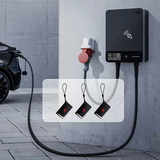 dé 11 kW nástenná nabíjacia stanica s 15 m káblom, APP TUYA Typ-2 - 8