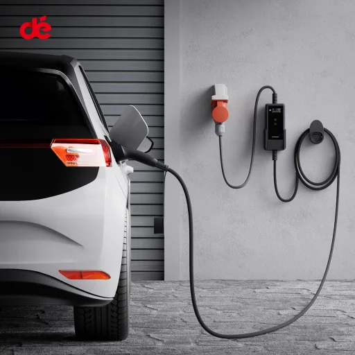 dé 11 kW prenosná nabíjačka s 10 m káblom, TUYA APP Type-2 - 3