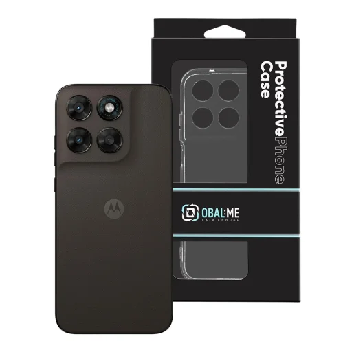 OBAL:ME TPU hátlapi tok Motorola G77 készülékhez, átlátszó - 3