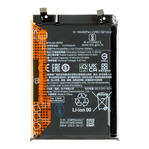 Xiaomi BM5A originálna batéria 5160 mAh (servisné balenie) - 1