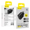 Blavec sieťová nabíjačka BC-14 GaN4 - Type C - PD QC 30W 3A s káblom Type C na Type C (TCBC14G4-CB303A+CC) čierna thumbnail