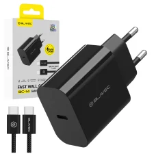 Blavec Wall charger BC-14 GaN4 - Type C - PD QC 30W 3A with Type C to Type C cable (TCBC14G4-CB303A+CC) black