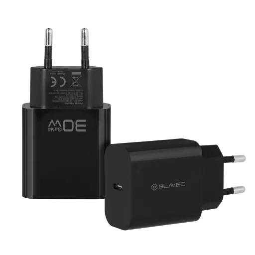 Blavec BC-14 GaN4 30 W USB-C sieťová nabíjačka čierna - 2