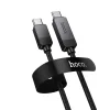 Hoco U154 USB-C – USB-C kábel s LCD displejom, 1 m, čierny thumbnail