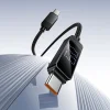 Hoco U154 USB-C – USB-C kábel s LCD displejom, 1 m, čierny thumbnail