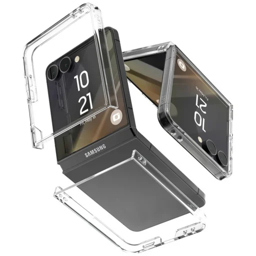 Mercury PC HardCase MagSafe puzdro pre Samsung Galaxy Z Flip8, priehľadné - 1