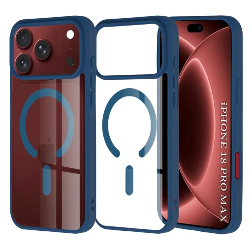 iPhone 18 Pro Max / iPhone 17 Pro Max modré puzdro Techsuit MagSafe Pro - 1