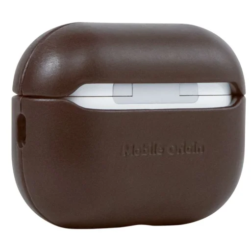 Mobile Origin bőr tok AirPods Pro 2-höz, barna - 7